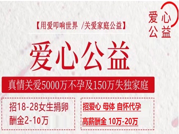 都兰捐卵助孕生子 爱心志愿者招募